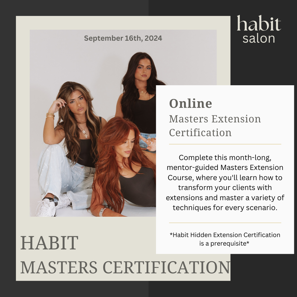 Habit Masters Extension Certification September 16th